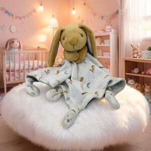 Guess How Much I Love You Bunny Rabbit Lovey Security Blanket Plush Knotted Toy